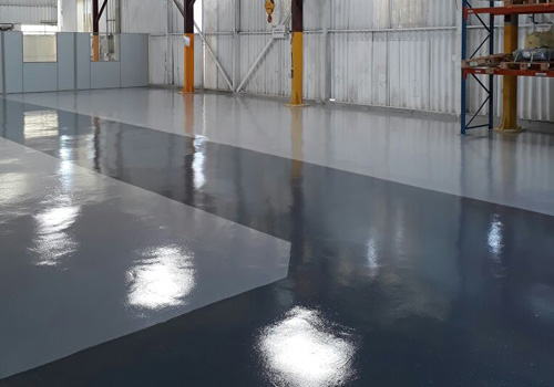 Empresa de pintura de piso industrial